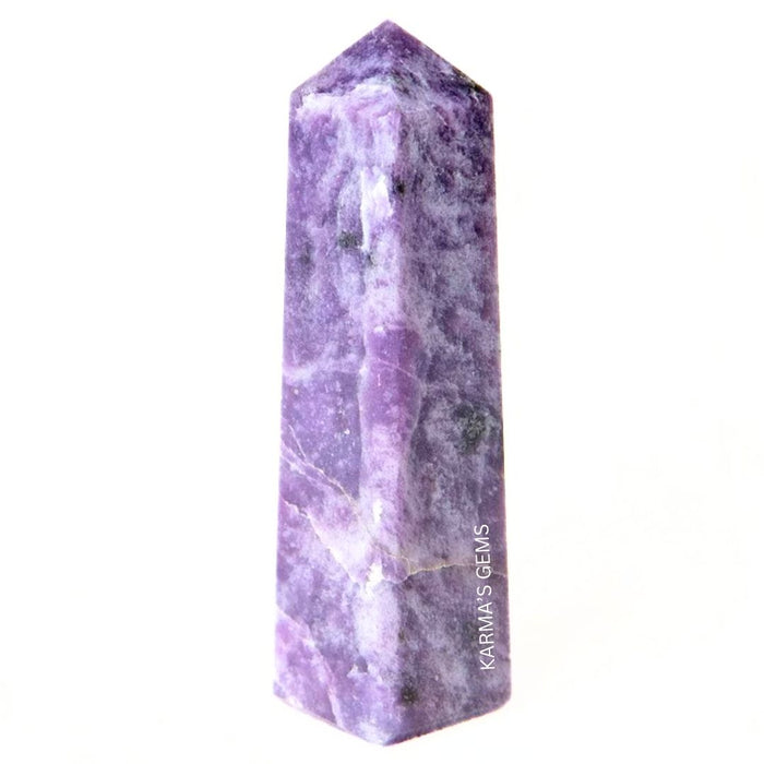 4 CORNER LEPIDOLITE OBELISK