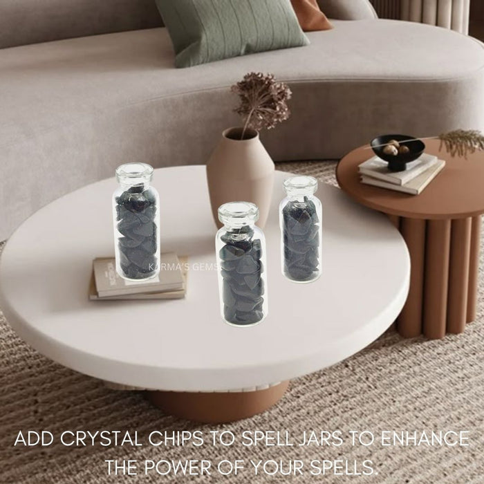 BLACK AGATE STONE CHIPS