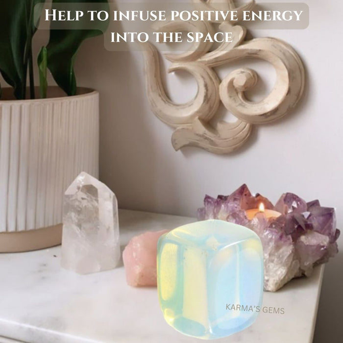 1 PIECE 15 TO 25 MM OPALITE POLISH TUMBLED STONE