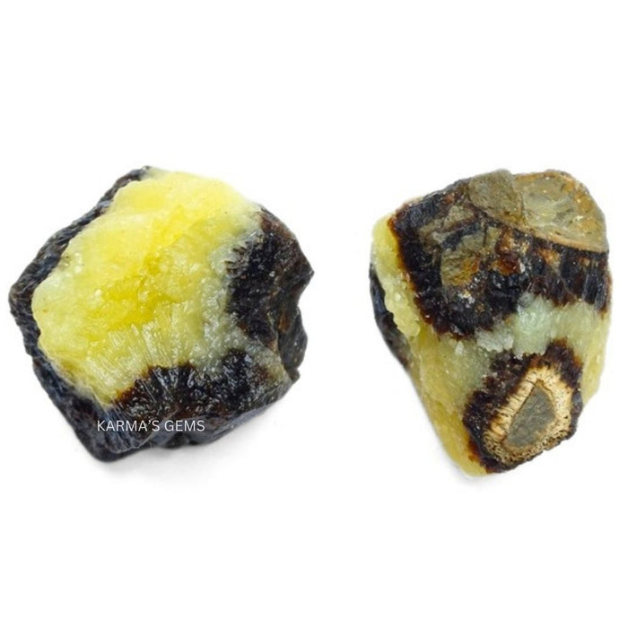 2 PCS 20 TO 25 MM SEPTARIAN ROUGH STONE