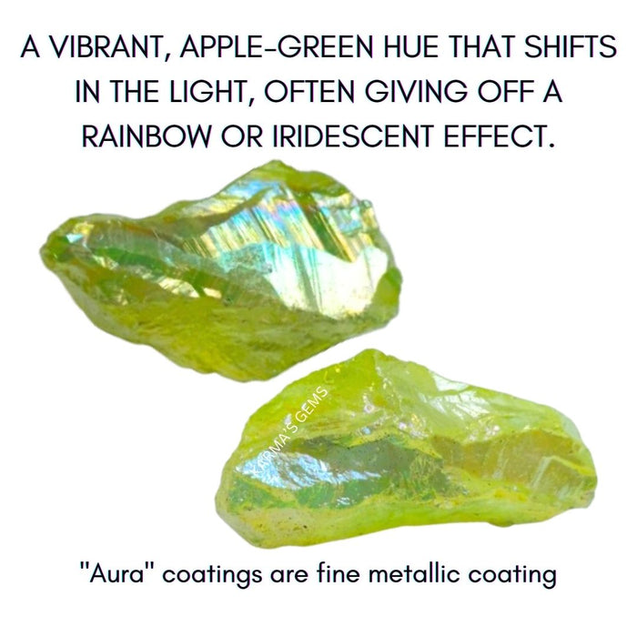 APPLE AURA QUARTZ RAW STONE