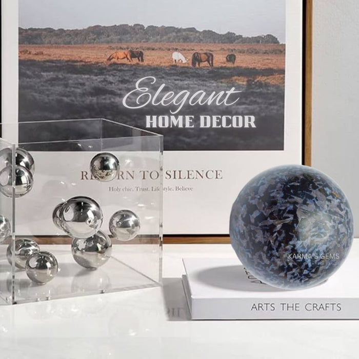 50 TO 55 MM INDIGO GABBRO SPHERE