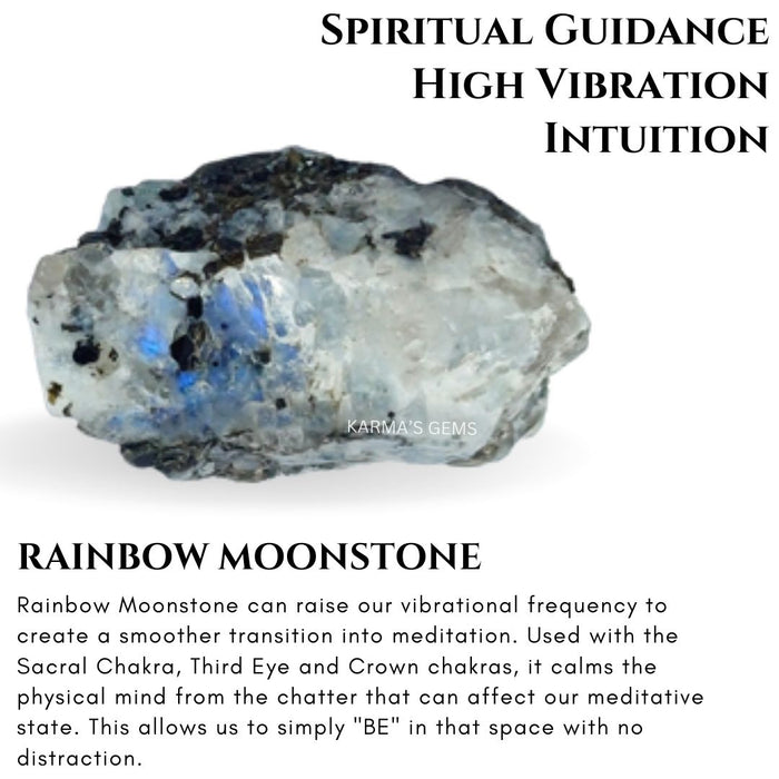 2 PCS 15 TO 25 MM RAINBOW MOONSTONE ROUGH STONE