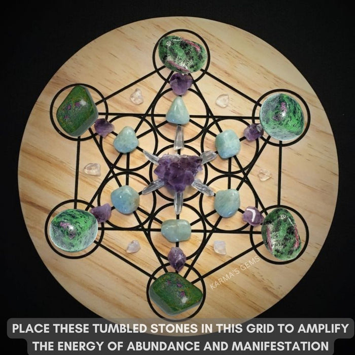 25 TO 35 MM RUBY ZOISITE TUMBLED STONE