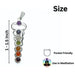 SEVEN CHAKRA STONE PENDANT Karmas Gems