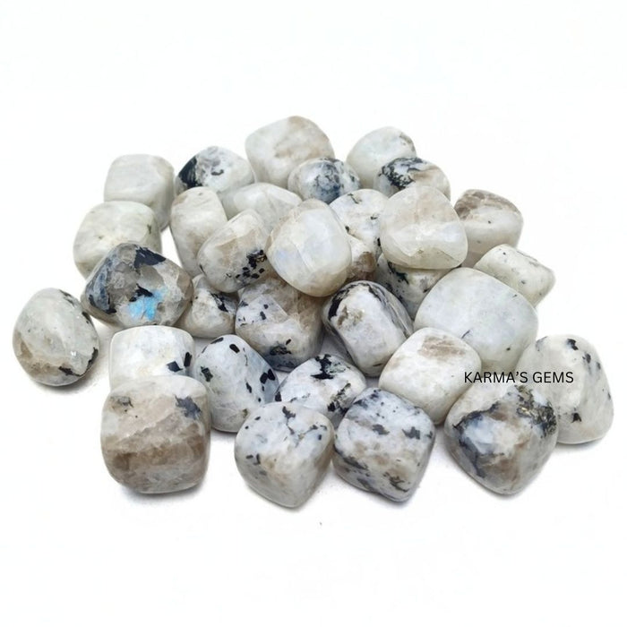 15 TO 25 MM RAINBOW MOONSTONE POLISH TUMBLED STONE
