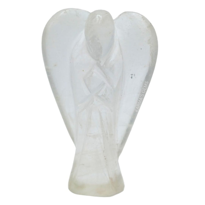 CLEAR QUARTZ STONE CRYSTAL ANGEL