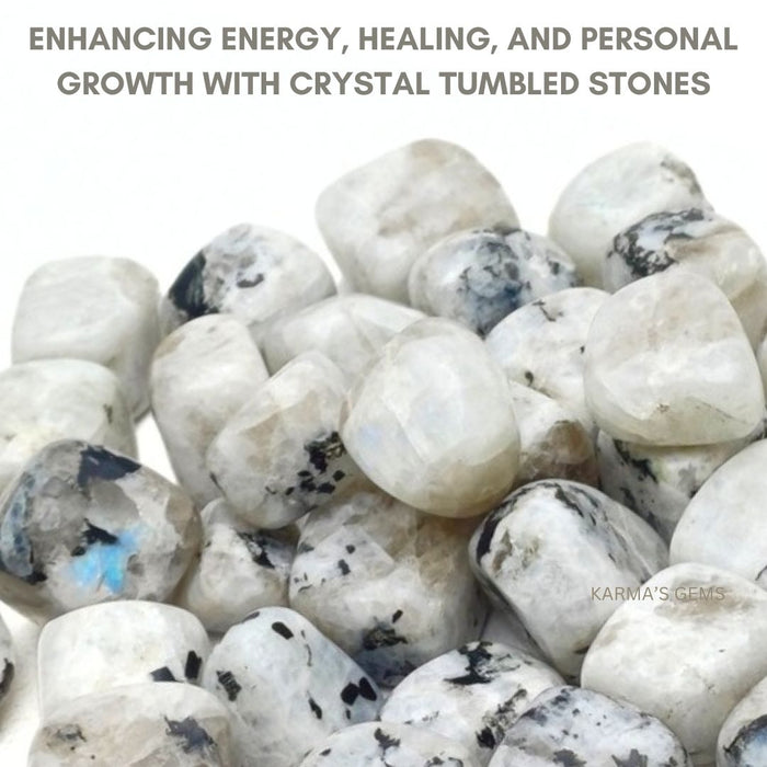 15 TO 25 MM RAINBOW MOONSTONE POLISH TUMBLED STONE
