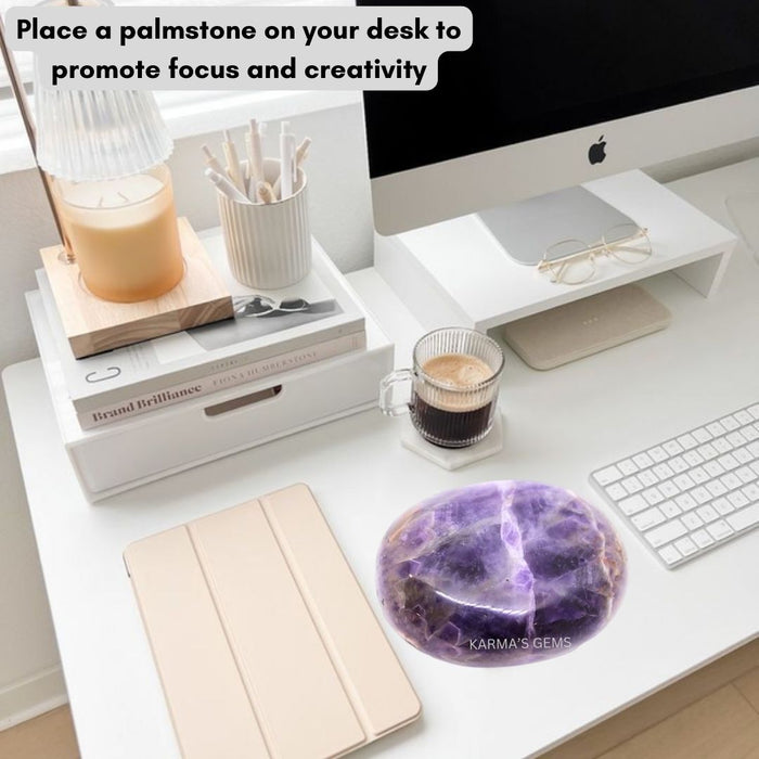 AMETHYST PALMSTONE