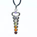 SEVEN CHAKRA STONE PENDANT Karmas Gems