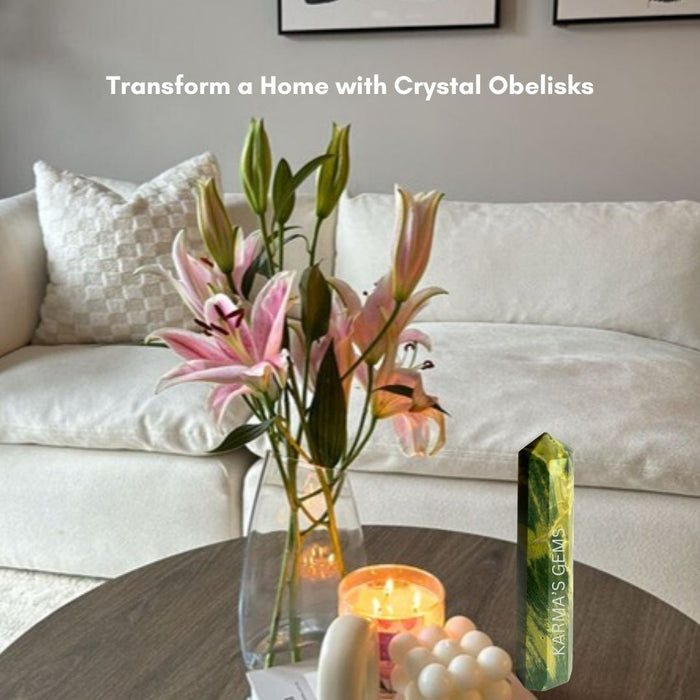 8 CORNER CROCODILE JASPER OBELISK