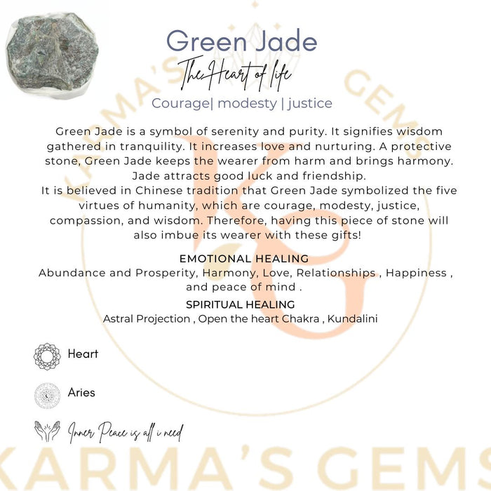 1 PIECE FLAT WRAPPED GREEN JADE  ROUGH STONE