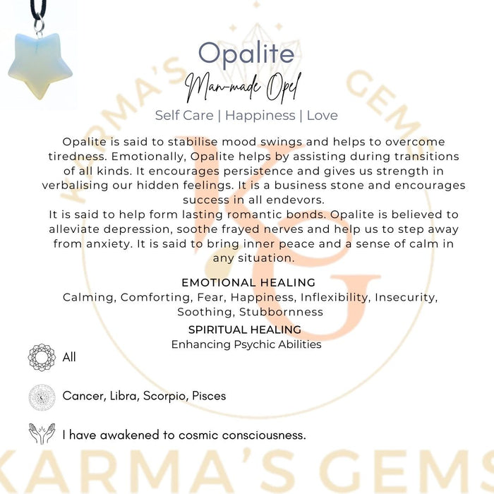 OPALITE STAR PENDANT