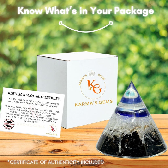 EVIL EYE ANTENA ORGONITE PYRAMID