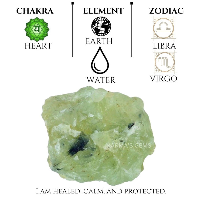 PREHNITE 20 TO 25 MM  ROUGH STONE