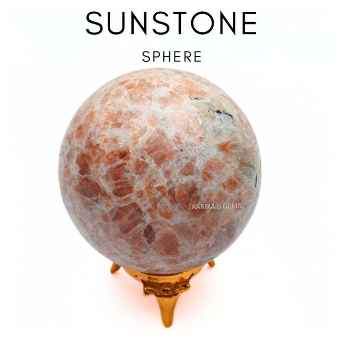 50 TO 55 MM SUNSTONE SPHERE