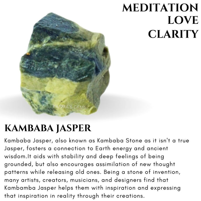 2 PCS 15 TO 25 MM KAMBABA JASPER ROUGH STONE