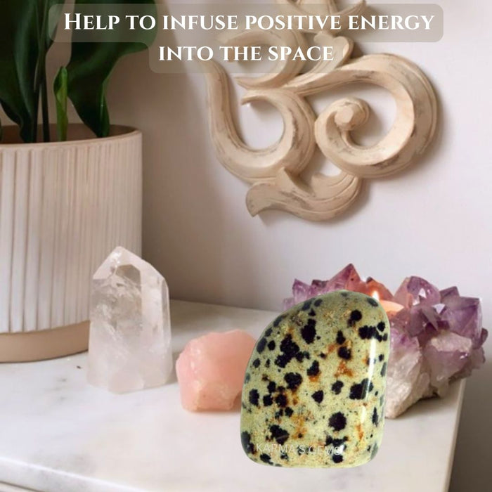 1 PIECE 15 TO 25 MM DALMATIAN JASPER POLISH TUMBLED STONE