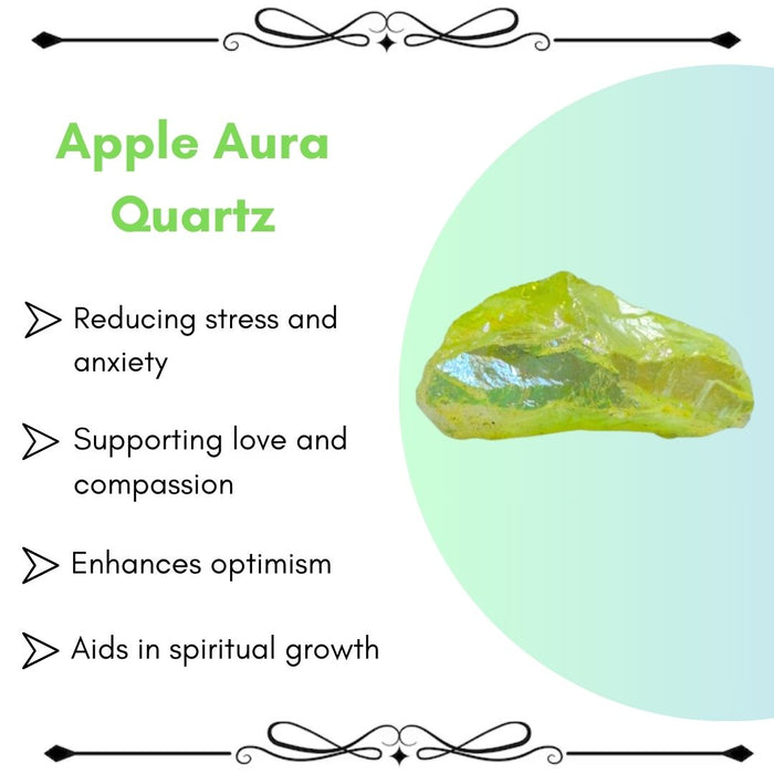 APPLE AURA QUARTZ RAW STONE