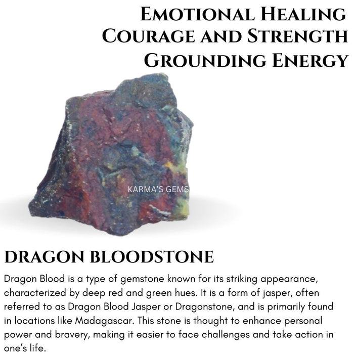 2 PCS 20 TO 25 MM DRAGON BLOODSTONE ROUGH STONE