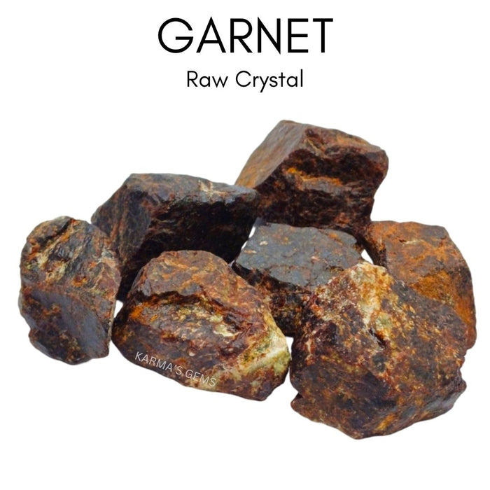 2 PCS 15 TO 25 MM GARNET ROUGH STONE