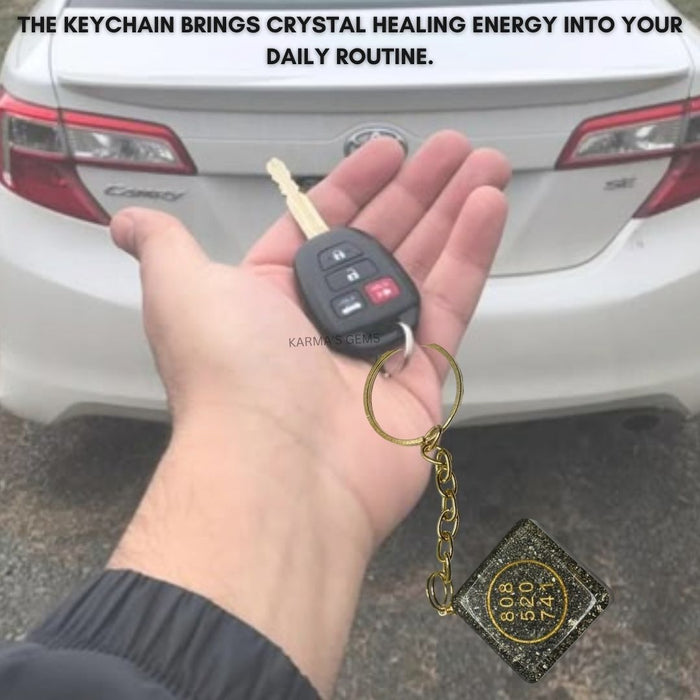 PYRITE ZIBU KEYCHAIN