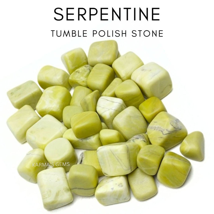15 TO 25 MM SERPENTINE POLISH TUMBLED STONE