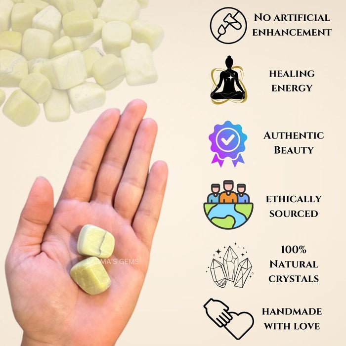 1 PIECE 15 TO 25 MM SERPENTINE POLISH TUMBLED STONE