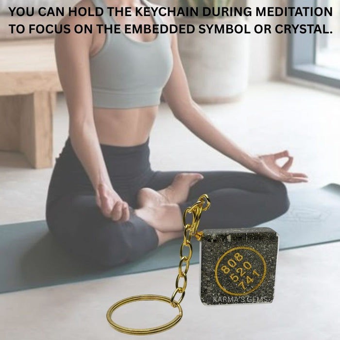 PYRITE ZIBU KEYCHAIN