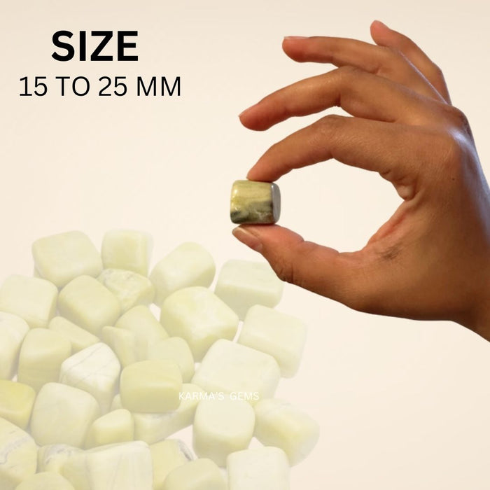 15 TO 25 MM SERPENTINE POLISH TUMBLED STONE