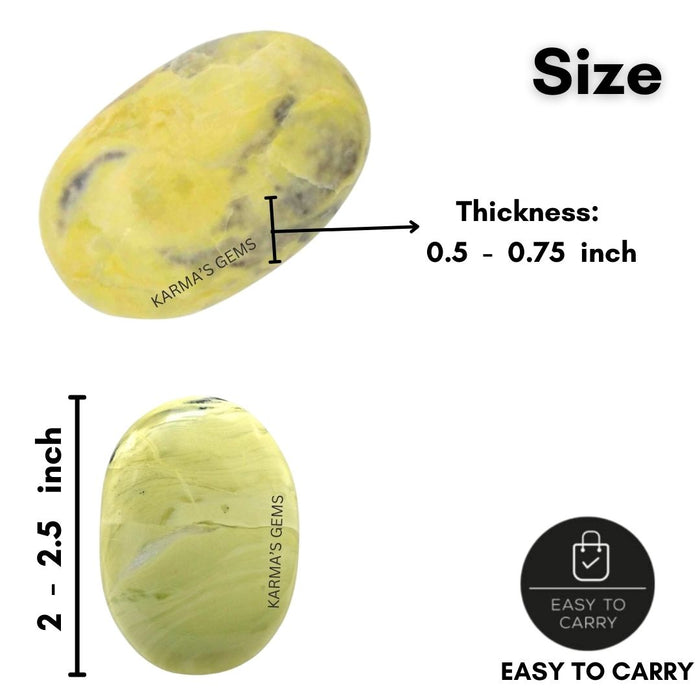SERPENTINE PALMSTONE