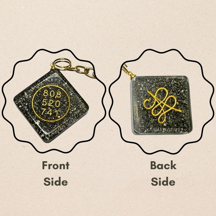 PYRITE ZIBU KEYCHAIN