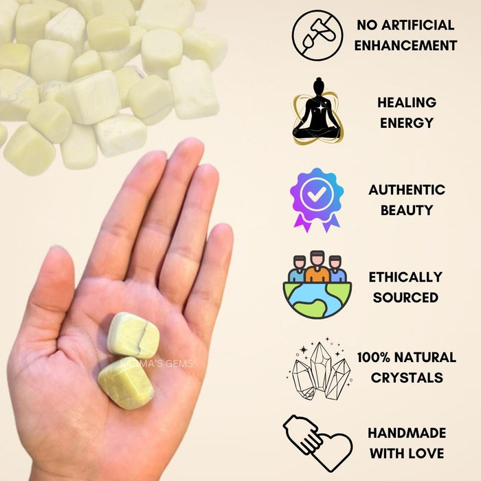 15 TO 25 MM SERPENTINE POLISH TUMBLED STONE