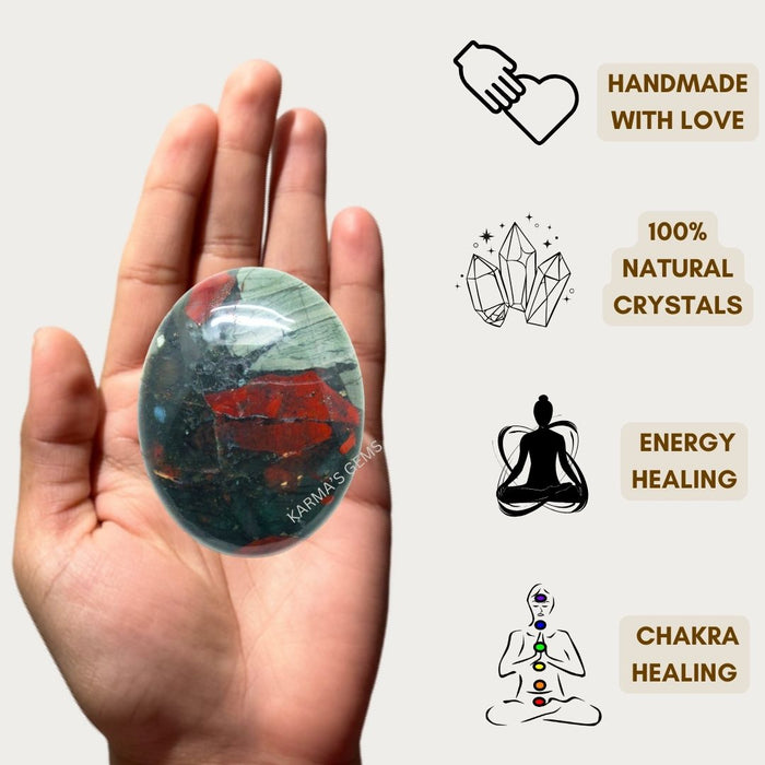 AFRICAN BLOOD PALMSTONE