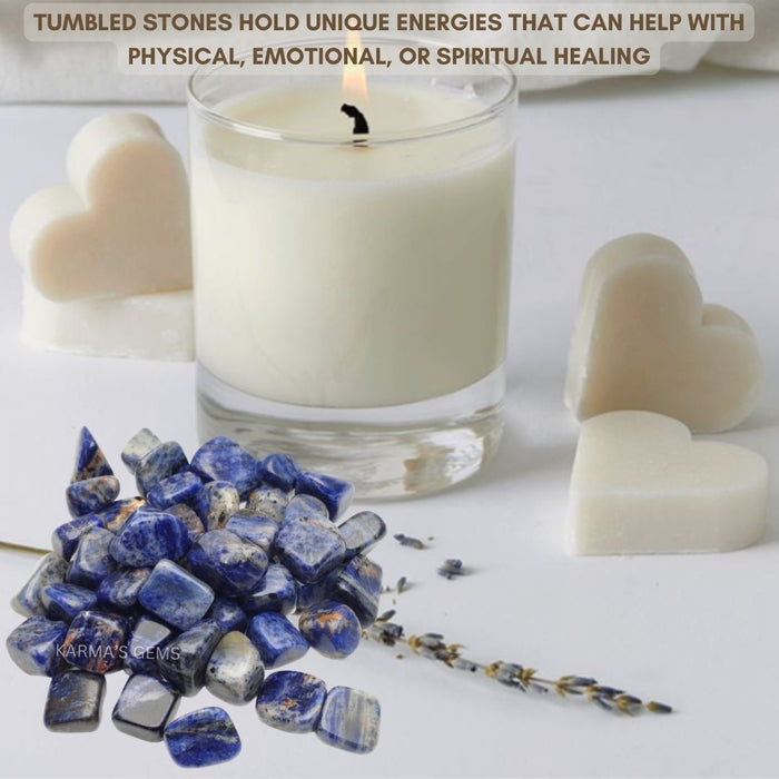 15 TO 25 MM SODALITE POLISH TUMBLED STONE