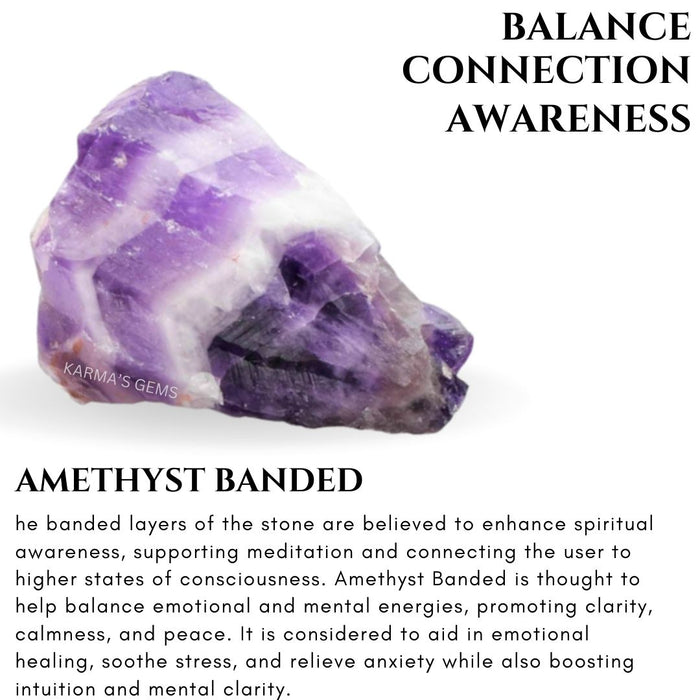 2 PCS 15 TO 25 MM AMETHYST BANDED ROUGH STONE