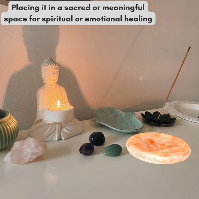 SUNSTONE WORRY THUMB STONE