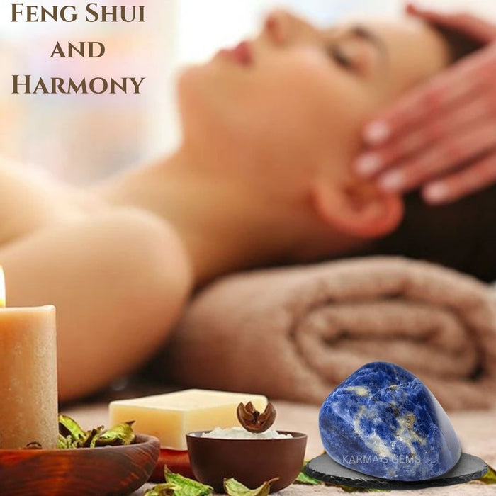 1 PIECE 15 TO 25 MM SODALITE POLISH TUMBLED STONE