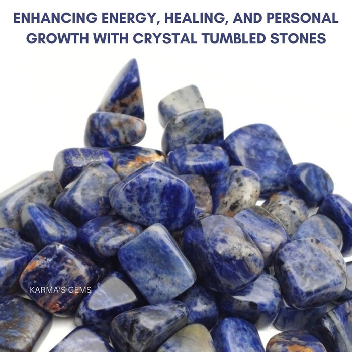 15 TO 25 MM SODALITE POLISH TUMBLED STONE