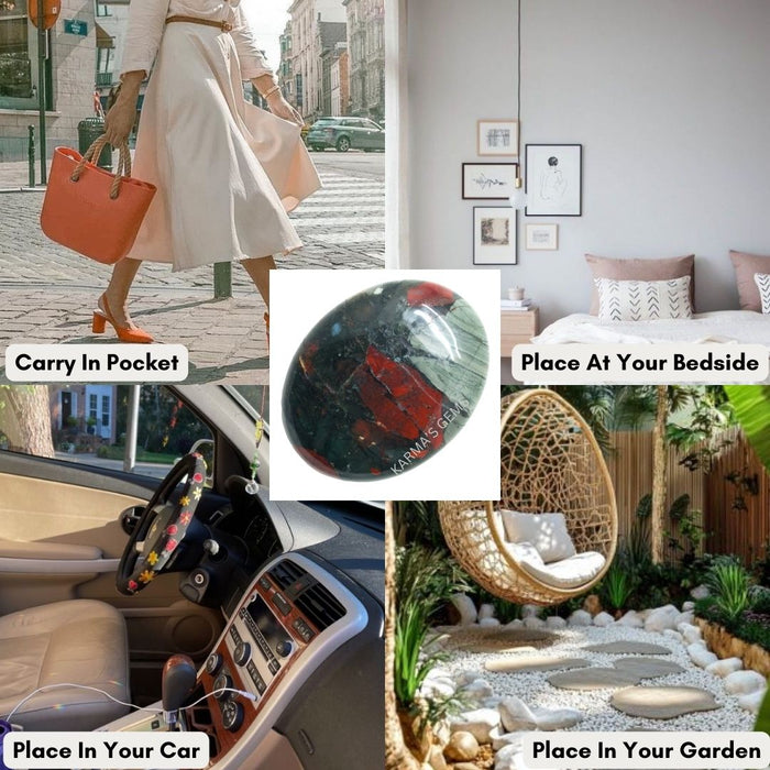 AFRICAN BLOOD PALMSTONE