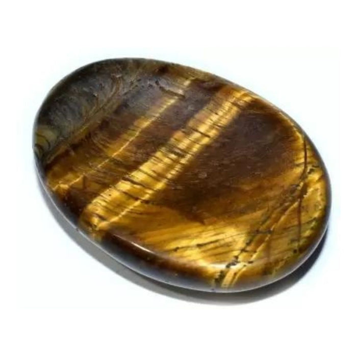 TIGER EYE WORRY THUMB STONE