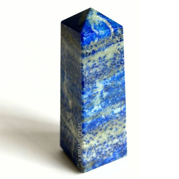 4 CORNER LAPIS LAZULI OBELISK