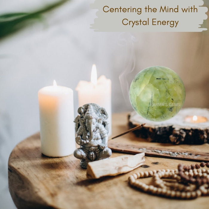 50 TO 55 MM PREHNITE SPHERE