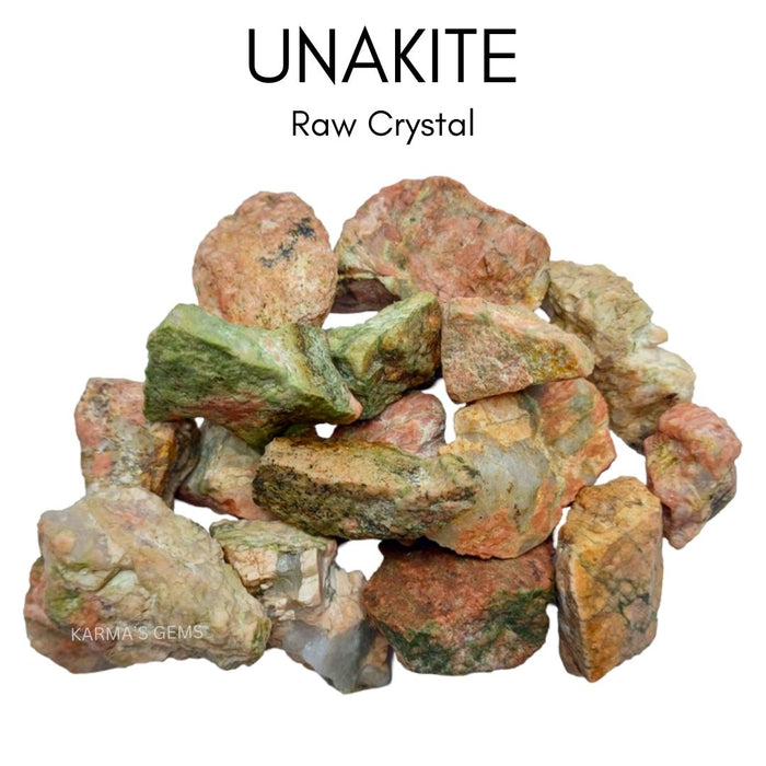 2 PCS 15 TO 25 MM UNAKITE ROUGH STONE