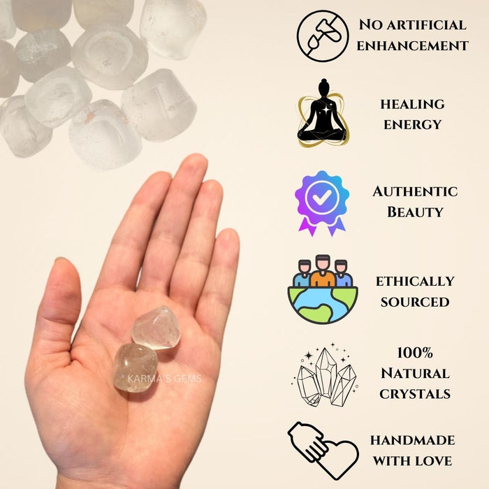 1 PIECE 15 TO 25 MM SMOKEY QUARTZ POLISH TUMBLED STONE