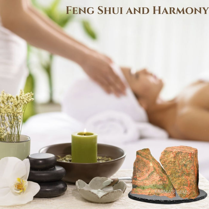 2 PCS 15 TO 25 MM UNAKITE ROUGH STONE