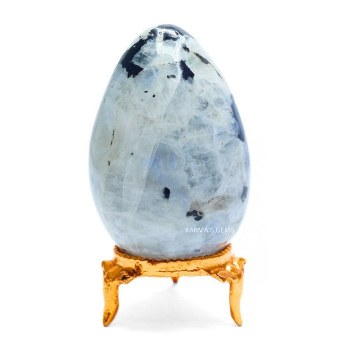 POLISHED RAINBOW MOONSTONE POCKET EGG