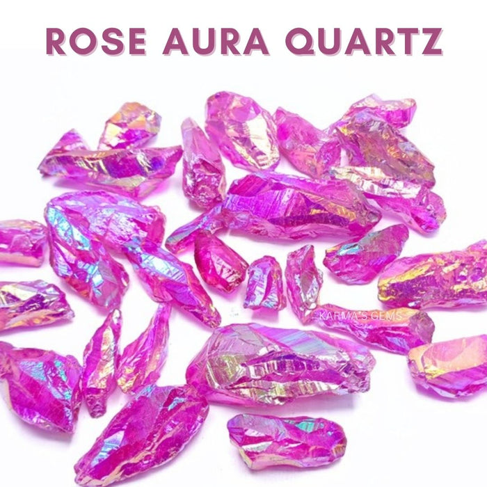 ROSE AURA QUARTZ RAW STONE