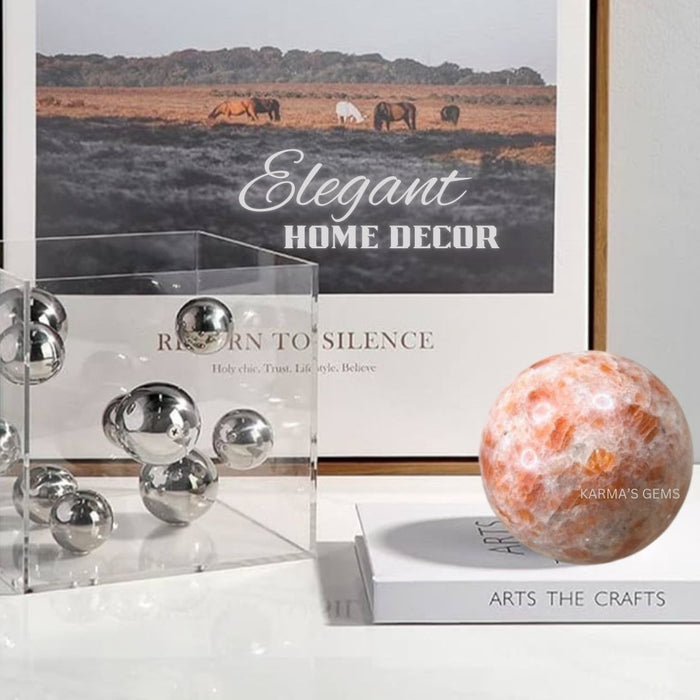 50 TO 55 MM SUNSTONE SPHERE