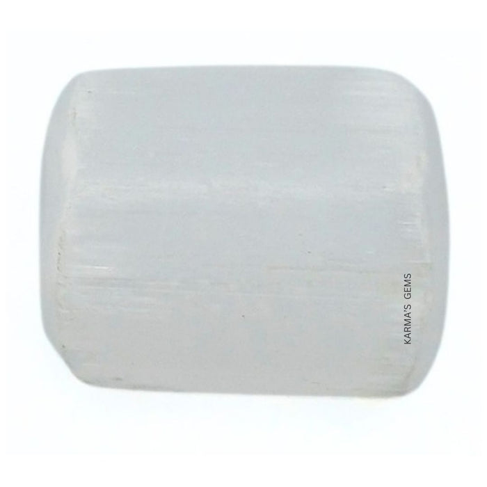 1 PIECE 15 TO 25 MM SELENITE POLISH TUMBLED STONE